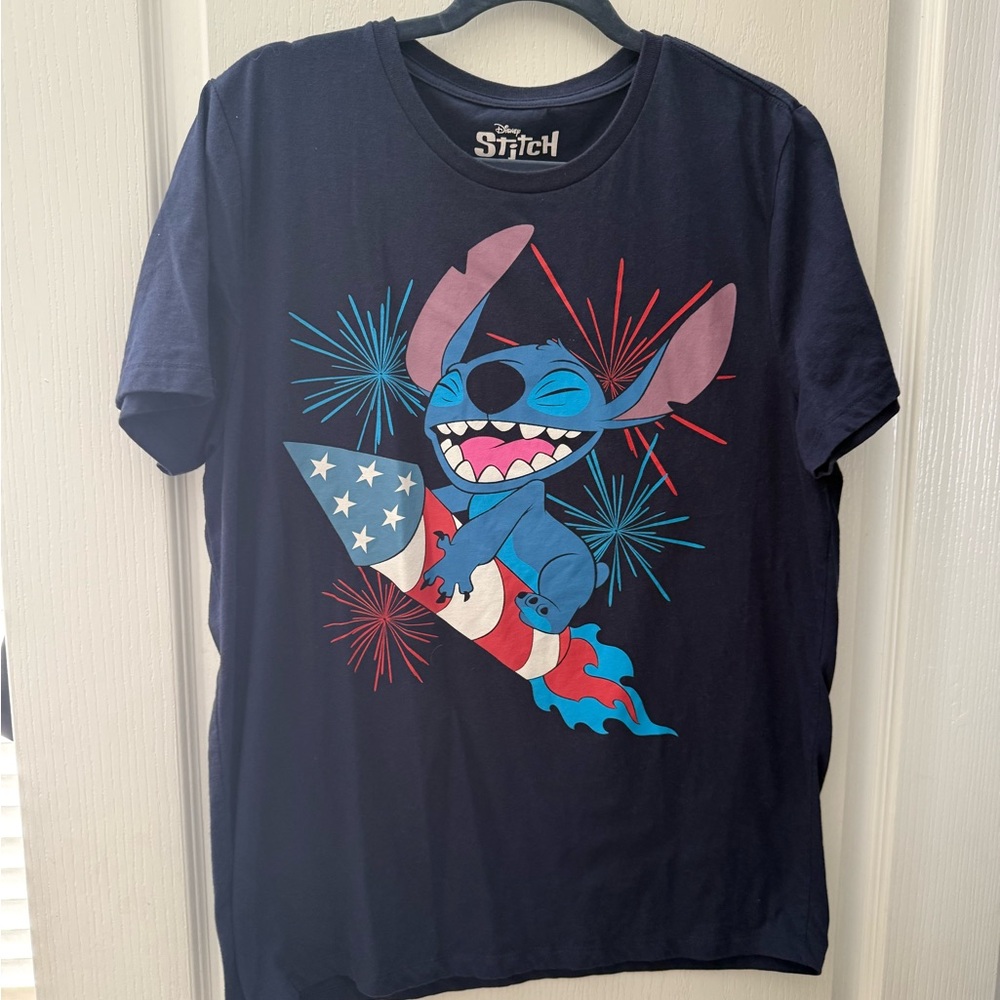 Disney Stitch Black Tee